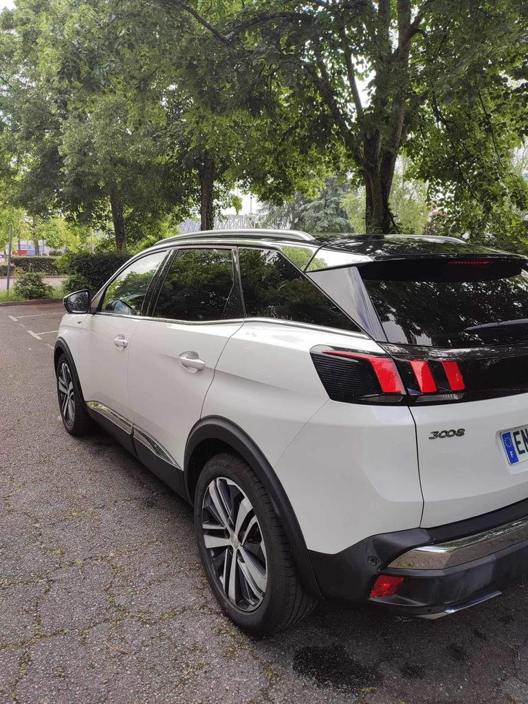 Peugeot 3008 GT 2.0 180CH, Stof, USB, 0 kg, Wit