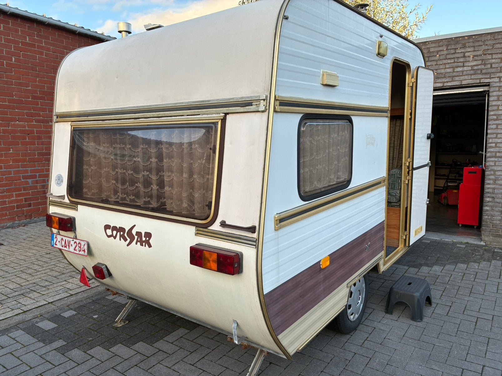 Caravan 740kg in goede staat en waterdicht en proper, Particulier, 500 - 750 kg, Tot en met 3