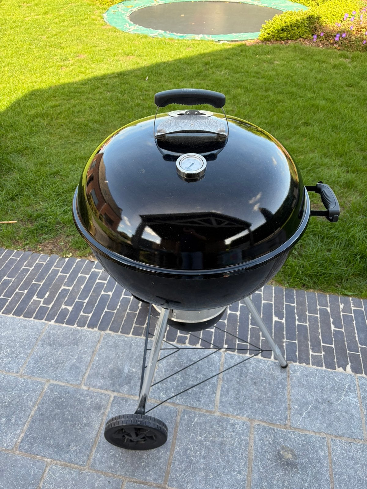 Weber kettle 57cm, Tuin en Terras, Ophalen, Zo goed als nieuw