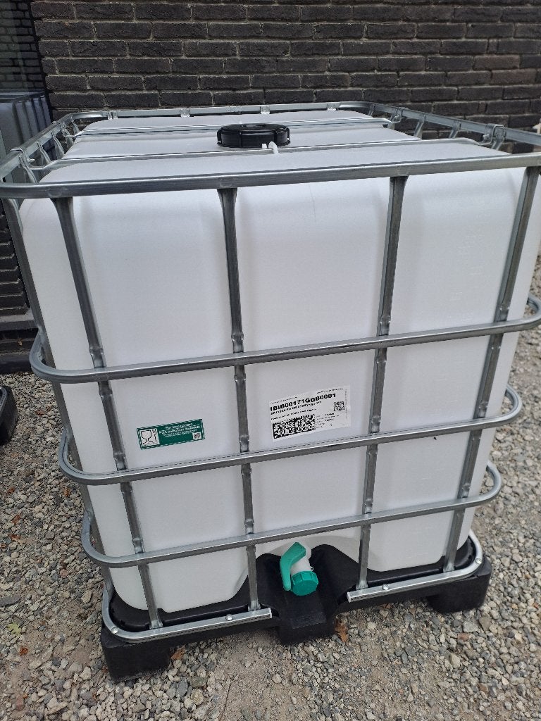 Ibc vat, Ophalen, Zo goed als nieuw, Met kraantje