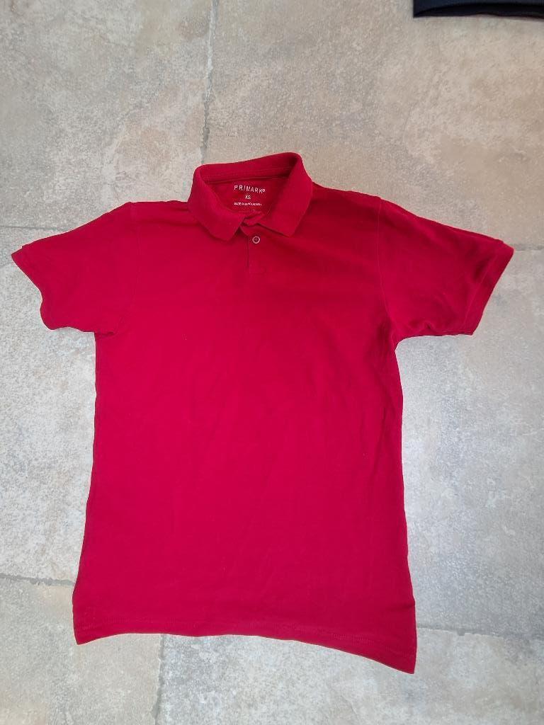 Als nieuwe rode polo mt 164, Kinderen en Baby's, Kinderkleding | Maat 164, Ophalen of Verzenden, Zo goed als nieuw, Jongen, Shirt of Longsleeve