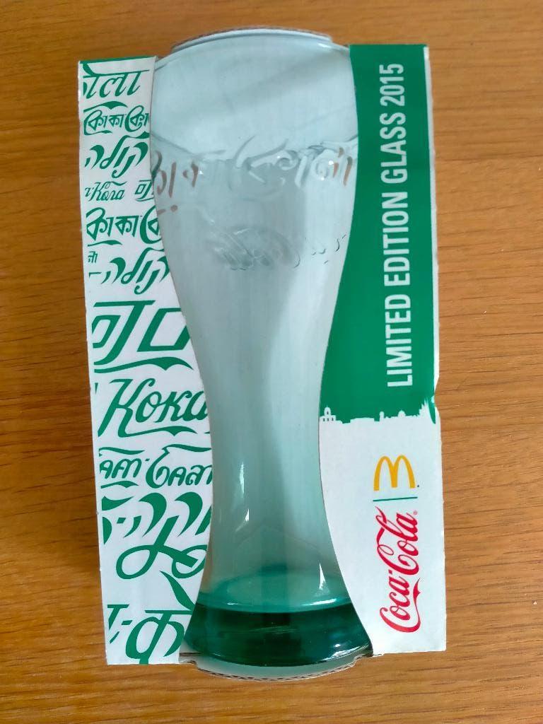 Coca-Cola glas Limited Edition 2015 - Bengali, Verzamelen, Ophalen of Verzenden, Zo goed als nieuw, Frisdrankglas