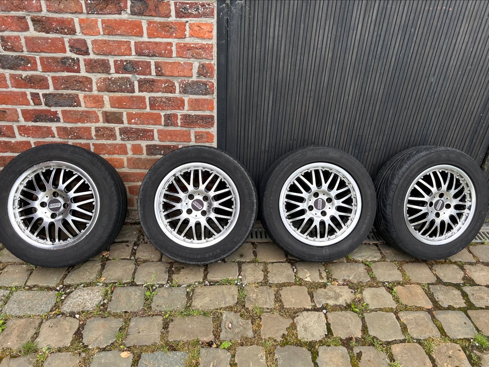 BBS look 15 inch 4x100 velgen, Auto-onderdelen, Ophalen, 15 inch, Band(en)