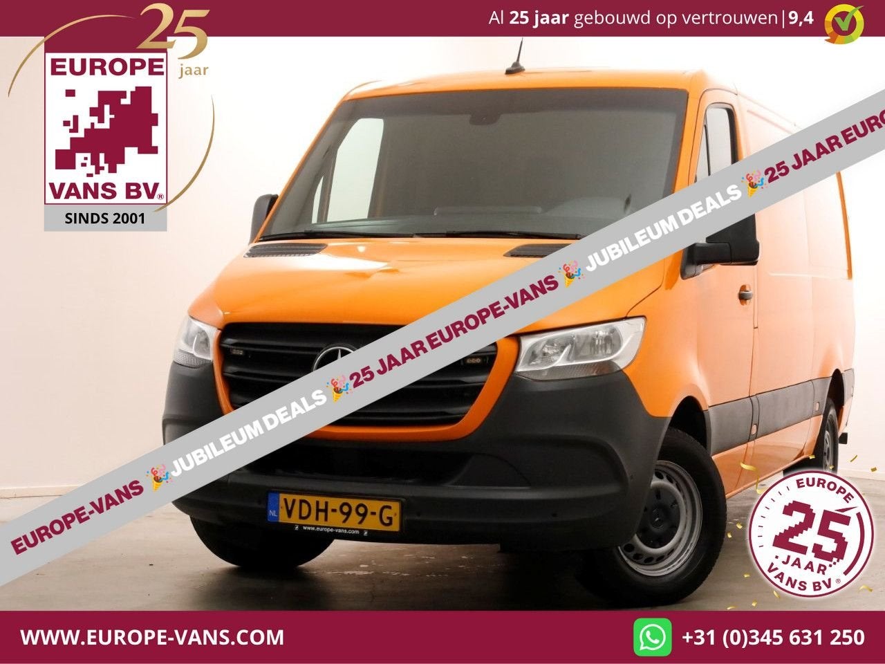 Mercedes-Benz Sprinter 316 CDI 163pk 7G Automaat L2H1 Airco/, Auto's, Bestelwagens en Lichte vracht, Automaat, Overige kleuren