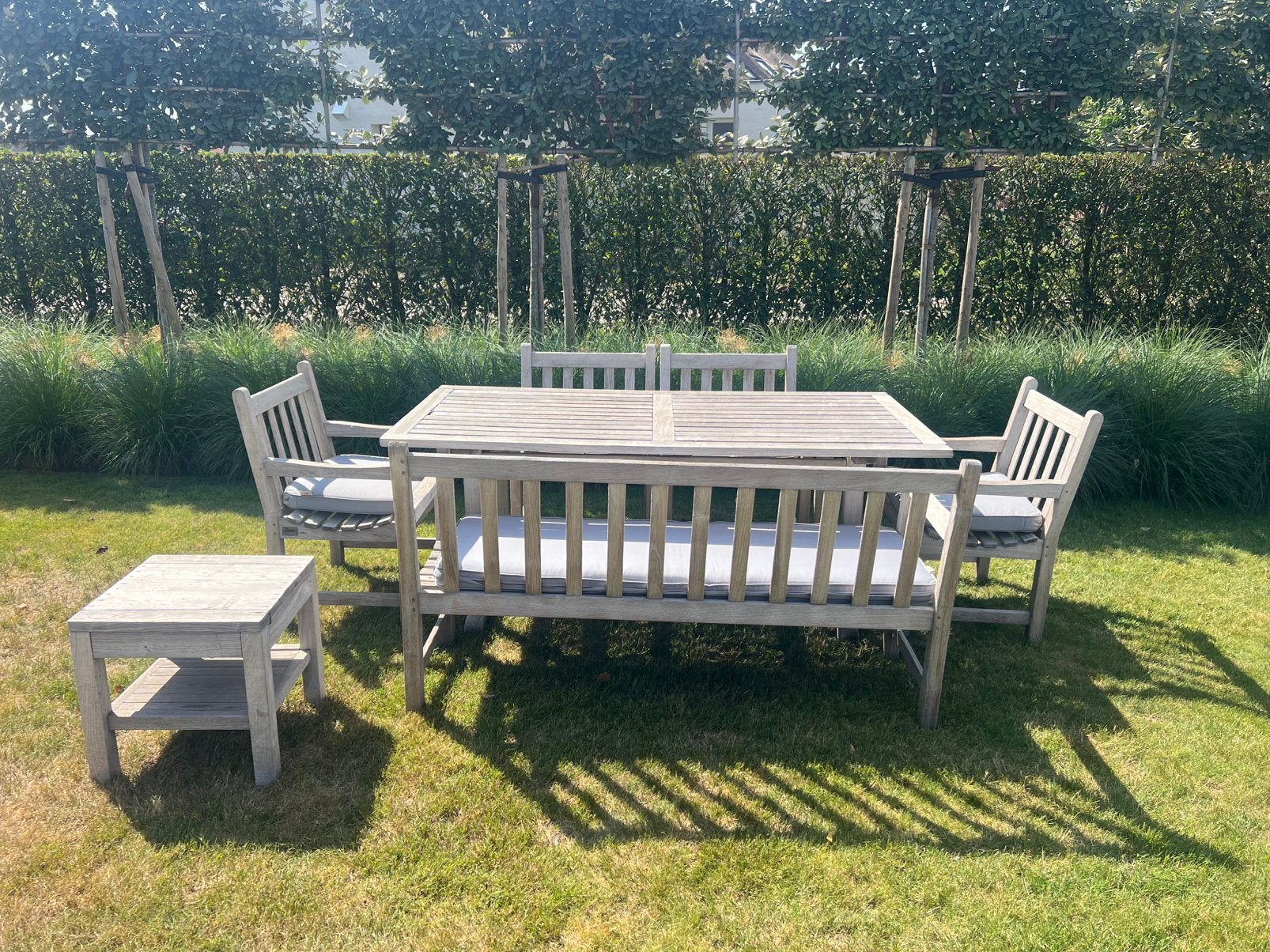 Houten tuinset, Tuin en Terras, Ophalen, Gebruikt