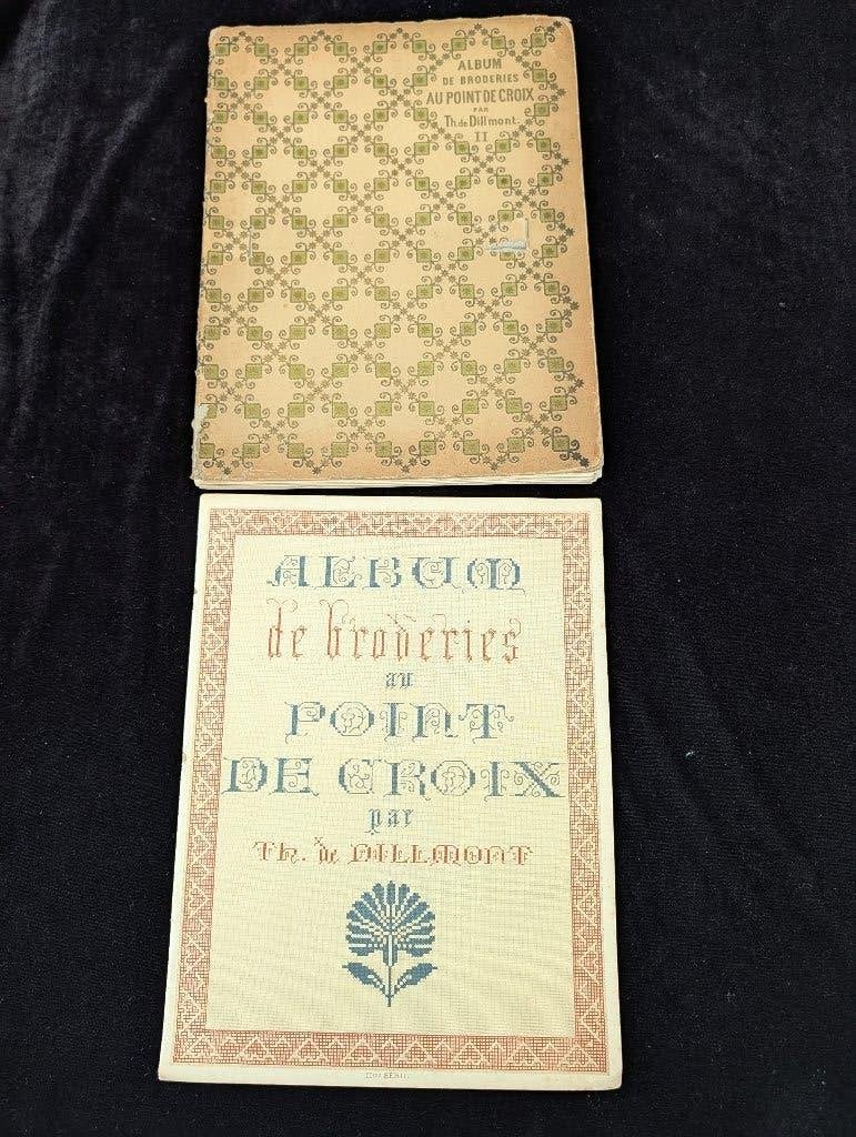 Livre de broderie français ancien Point de Croix, Enlèvement ou Envoi, Utilisé, Broderies à la main, Autres types