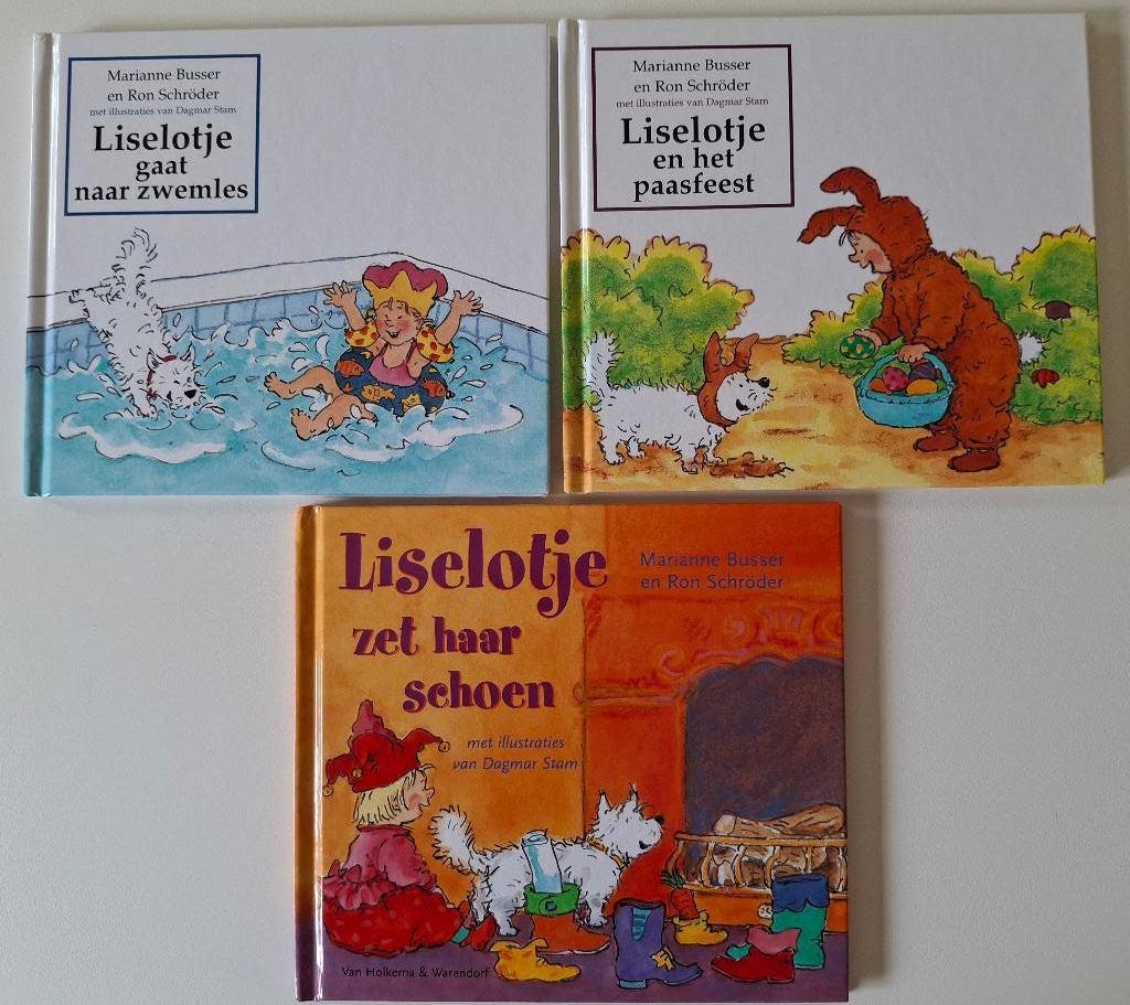3 boekjes Liselotje Marianne Busser en Ron Schröder, Boeken, Ophalen of Verzenden, Zo goed als nieuw