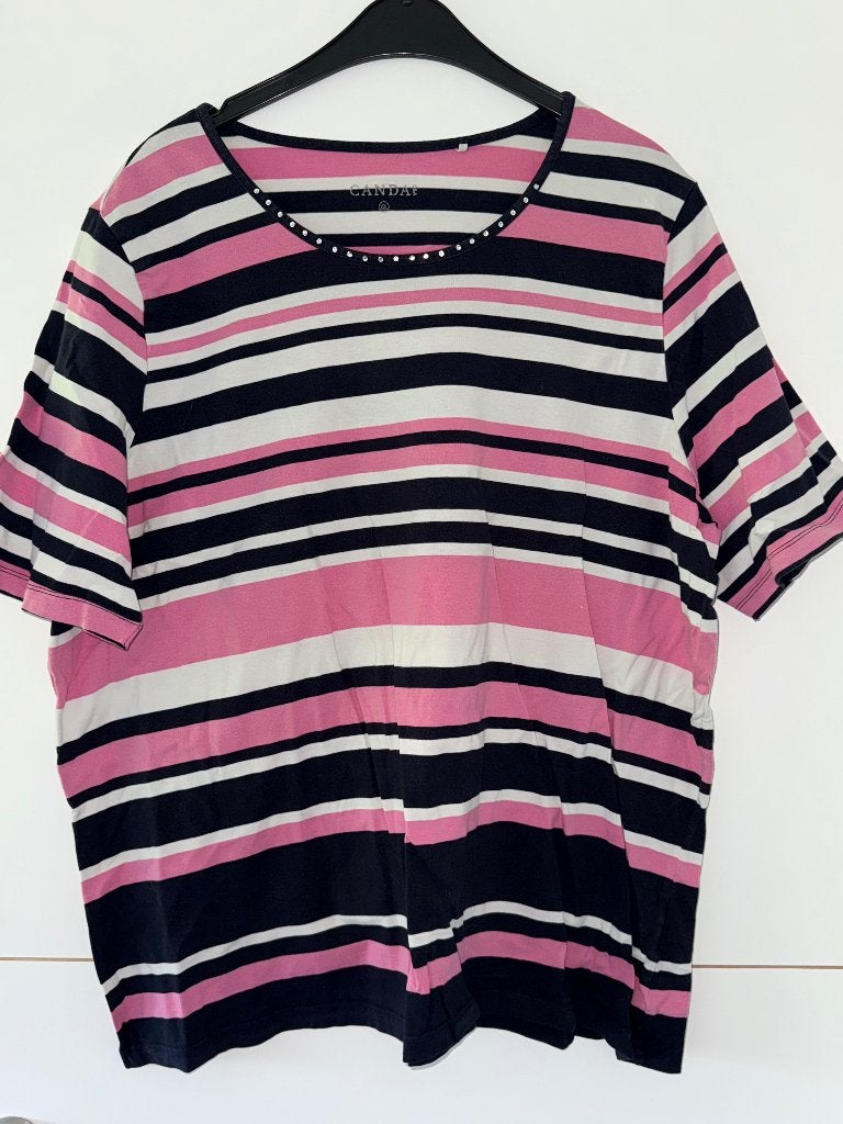 T-shirt Canda à rayures, Vêtements | Femmes, T-shirts, Neuf, Manches courtes, Taille 46/48 (XL) ou plus grande, Enlèvement ou Envoi