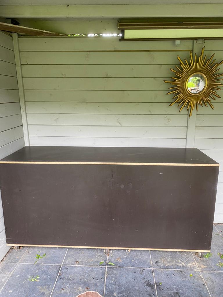 Chariot de rangement de jardin en bois, Enlèvement, Comme neuf