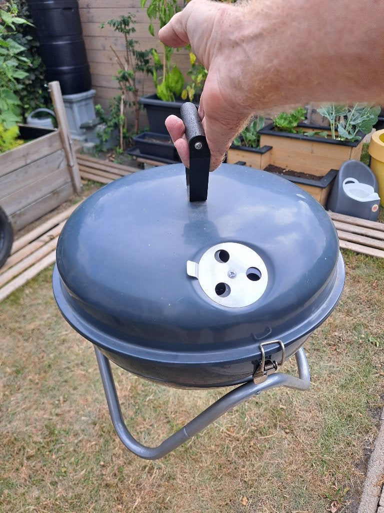 Mini bbq, Tuin en Terras, Houtskoolbarbecues, Ophalen, Gebruikt