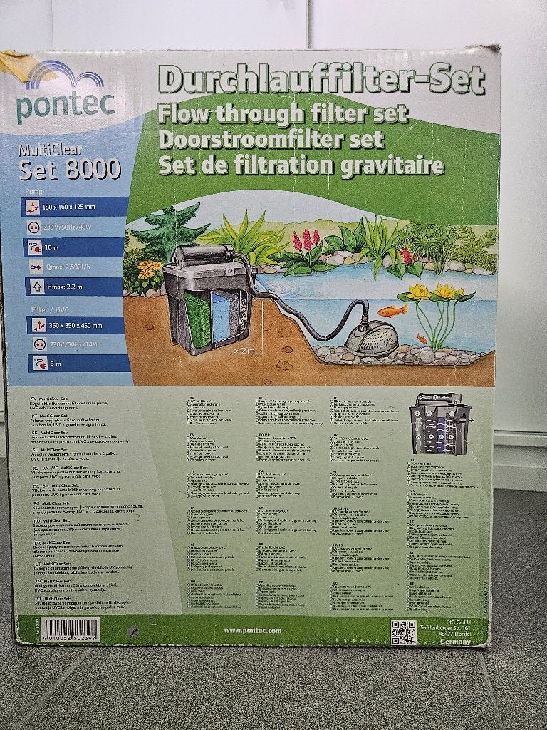 Filter + pomp voor vijver, Ophalen, Zo goed als nieuw, Vijverfilter