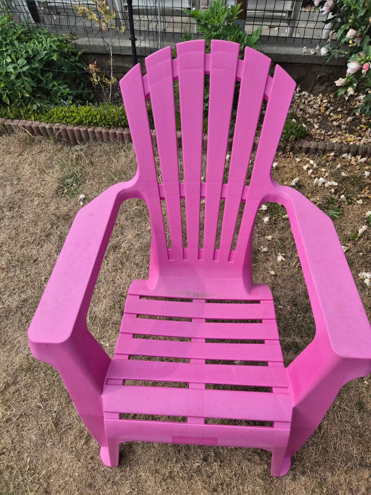 2 Fauteuil canadien résine, Enlèvement, Utilisé, Synthétique, Empilable