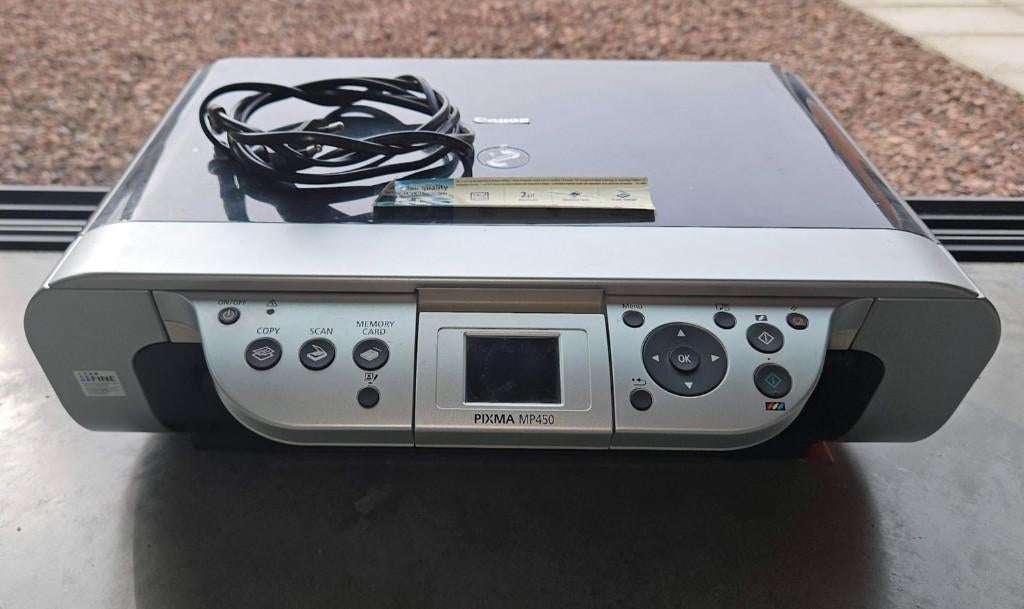 Imprimante et scanner Canon Pixma MP450, PictBridge, Canon, Photocopieuse, Enlèvement