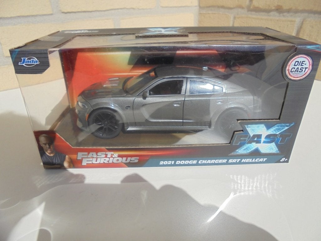 Fast and Furious 2021 DODGE CHARGER SRT HELLCAT 1:24, Ophalen of Verzenden, Nieuw, Auto, Jada