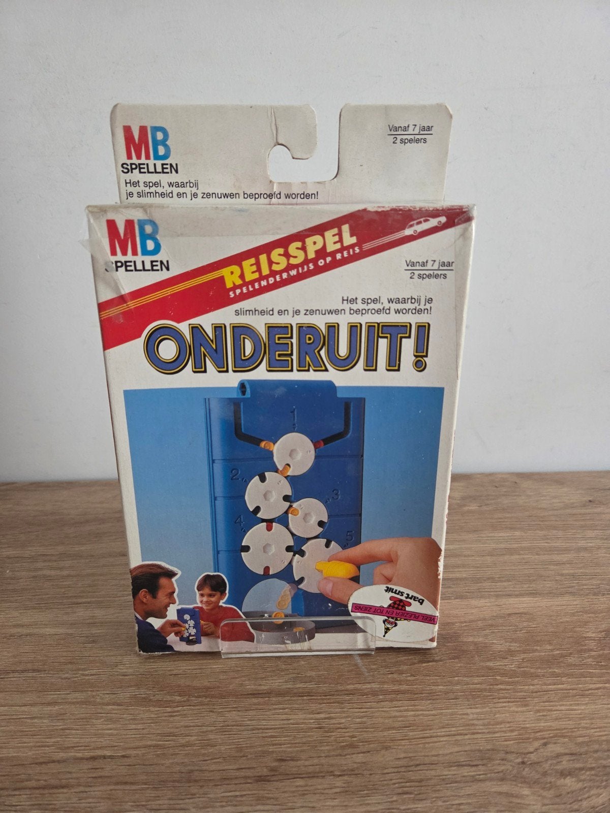 Onderuit! Reisspel Vintage van Mb, Hobby & Loisirs créatifs, Jeux de société | Jeux de plateau, Jeu de voyage, Enlèvement ou Envoi