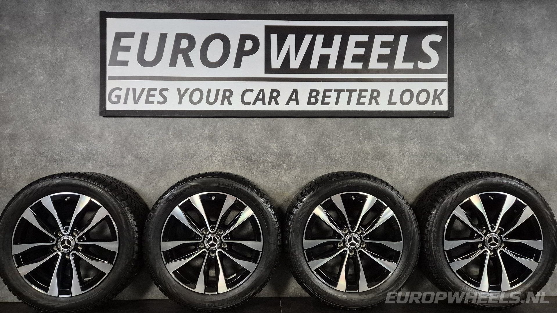 17 inch Mercedes W206 S206 velgen Nokian winterbanden, Auto-onderdelen, Gebruikt, -, -, Banden en Velgen