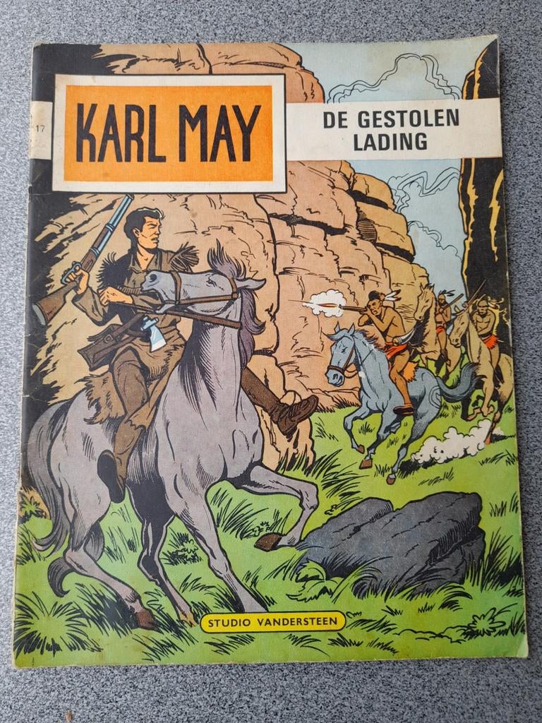 Karl may - de gestolen lading - 1e druk, Boeken, Stripverhalen, Eén stripboek, Studio  Vandersteen, Ophalen, Gelezen
