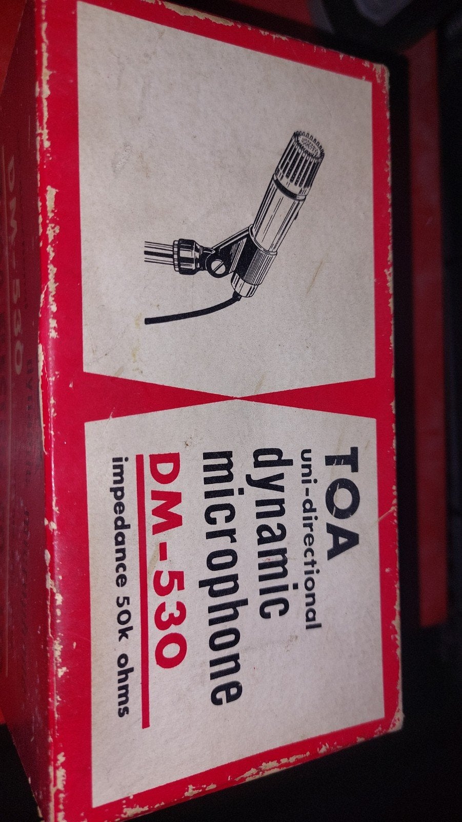 vintage microfoon TOA Dm530 , 50 kohm
hoogohmige microfoon ,, Muziek en Instrumenten, Ophalen of Verzenden