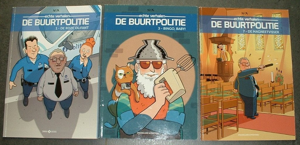 strips de buurtpolitie nrs 1-3-7, Boeken, Meerdere stripboeken, Ophalen of Verzenden