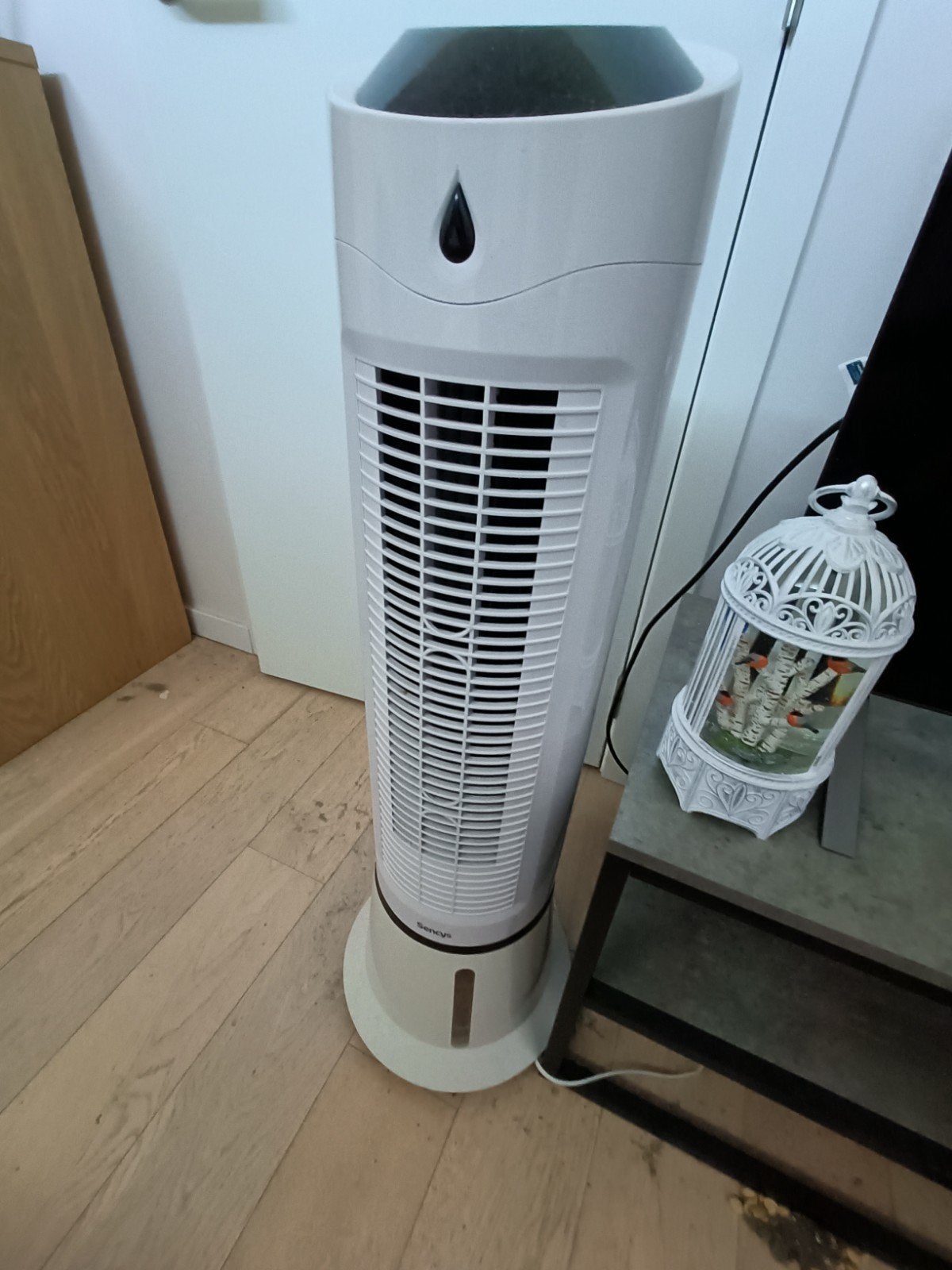 Gebruikte brico ventilator, Elektronische apparatuur, Ventilatoren, Ophalen, Ventilator met afstandsbediening, Gebruikt, Torenventilator