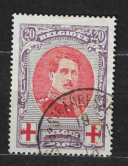 België OPC 134_V1 Z.M. Koning Albert I, Postzegels en Munten, Postzegels | Europa | België, Ophalen of Verzenden, Gestempeld, Staatshoofden