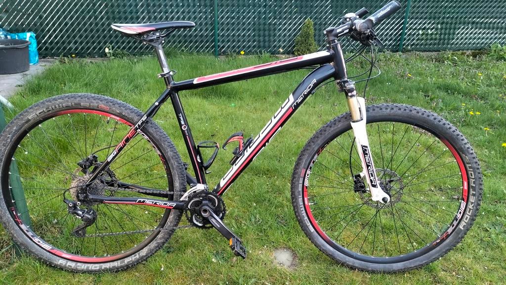 Merida Big nine 500 FTS 29" vanaf 1m75 Deore XT 30 speed, Gebruikt, Versnellingen, Schijfrem, 53 tot 57 cm
