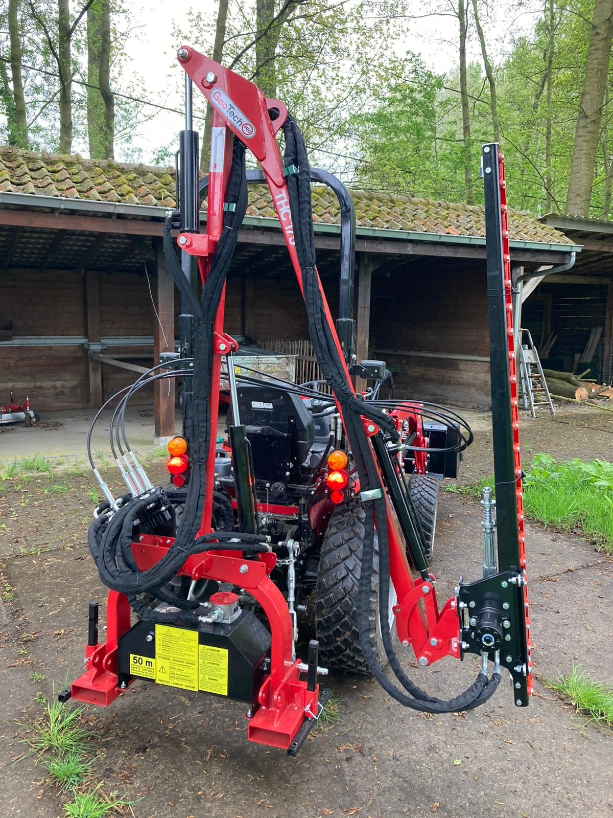 NIEUW hydraulische haagschaar voor minitractor 175cm, Ophalen of Verzenden