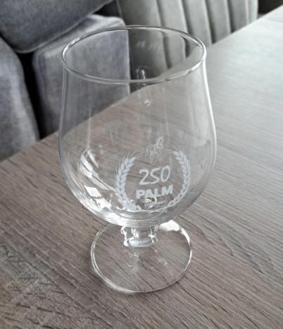 Palm glas 250, Verzamelen, Biermerken, Ophalen of Verzenden, Zo goed als nieuw, Glas of Glazen, Palm