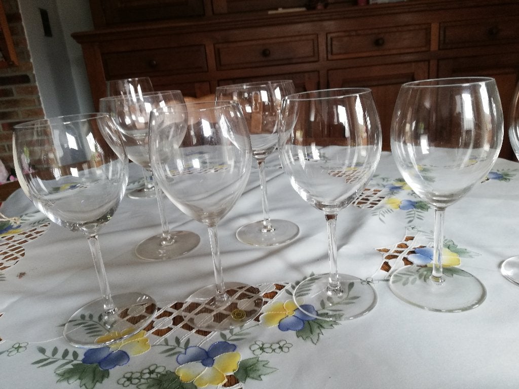 Verres Cristal Saint Lambert, Antiquités & Art, Enlèvement