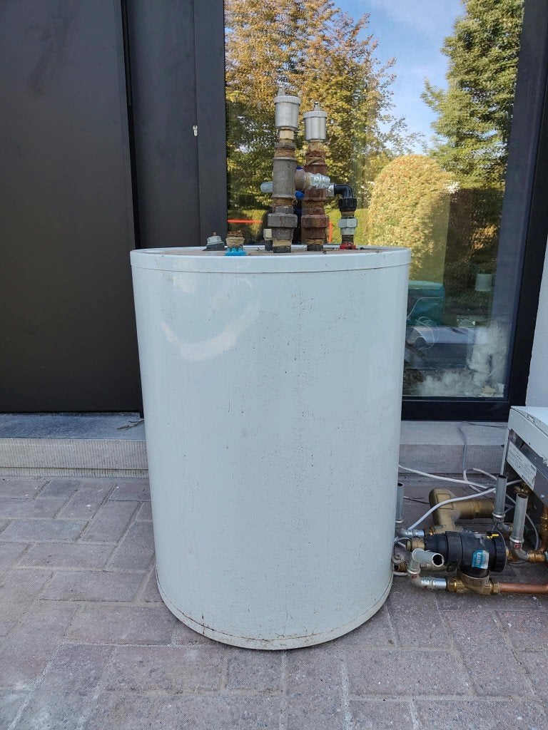 Condensatieketel en boiler, Bricolage & Construction, Plus de 10 ans, Boiler, Enlèvement, Utilisé