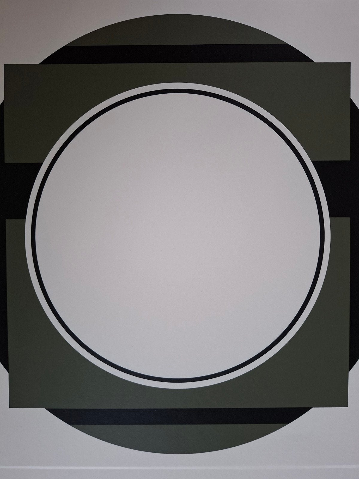 DECOCK Gilbert "Compositie " zeefdruk 1978, Numéroté, Enlèvement ou Envoi, Sérigraphie