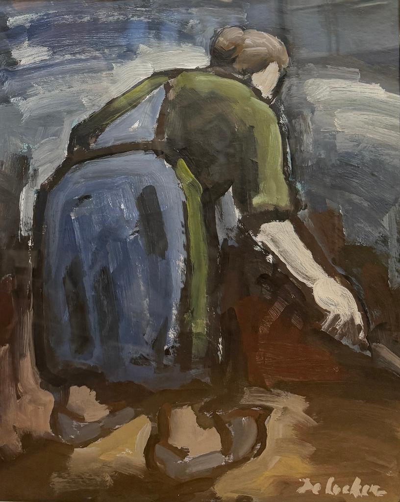 Gouache Henri De Cocker (1908-1978), Ophalen