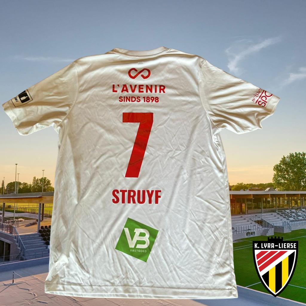 Matchworn shirt | K. Lyra-Lierse | Jiri Struyf, Sport en Fitness, Voetbal, Gebruikt, Shirt, Service@jako.com, Maat M
