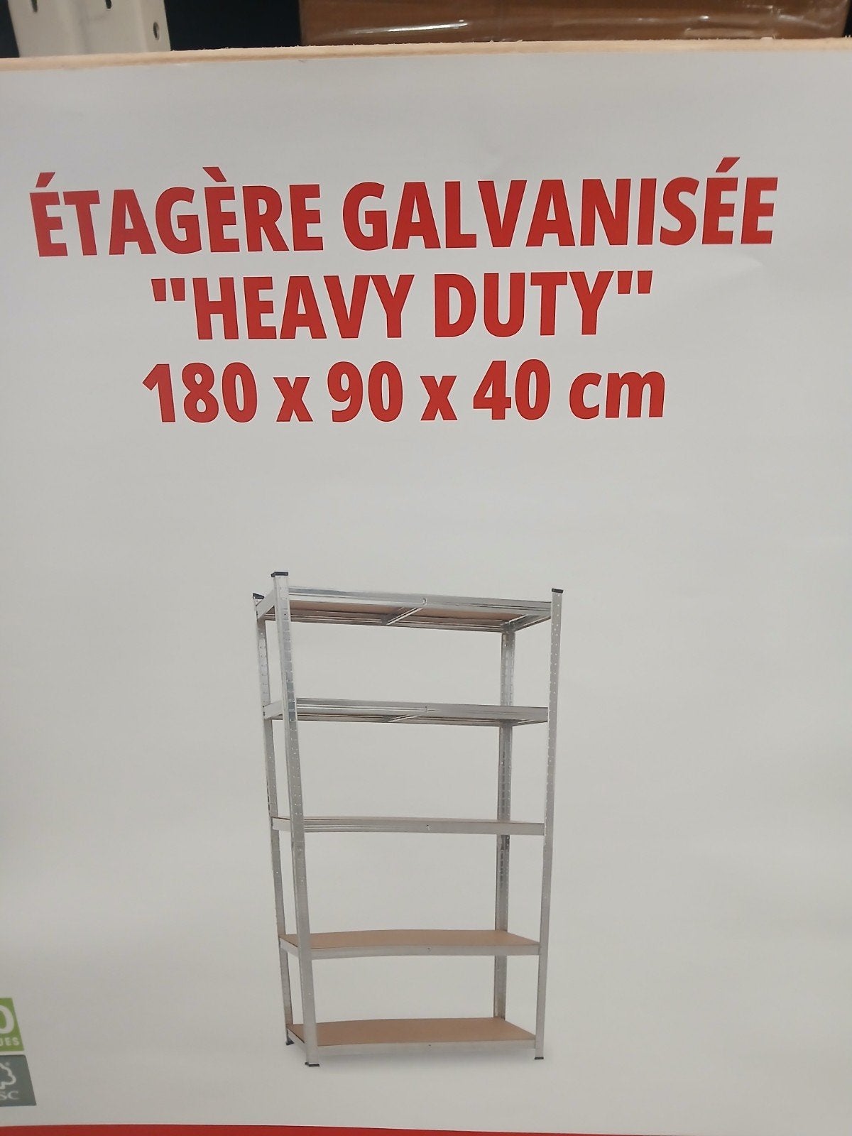 a vendre 2 étagère neuves jamais déballer prix  25€ pièces, Ophalen of Verzenden