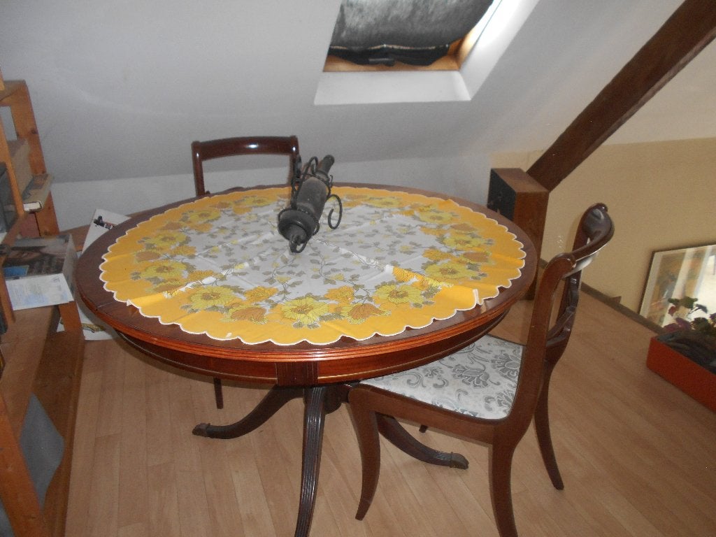 ensemble a manger, Maison & Meubles, Tables | Tables à manger, 150 à 200 cm, Cinq personnes ou plus, Rond, 100 à 150 cm