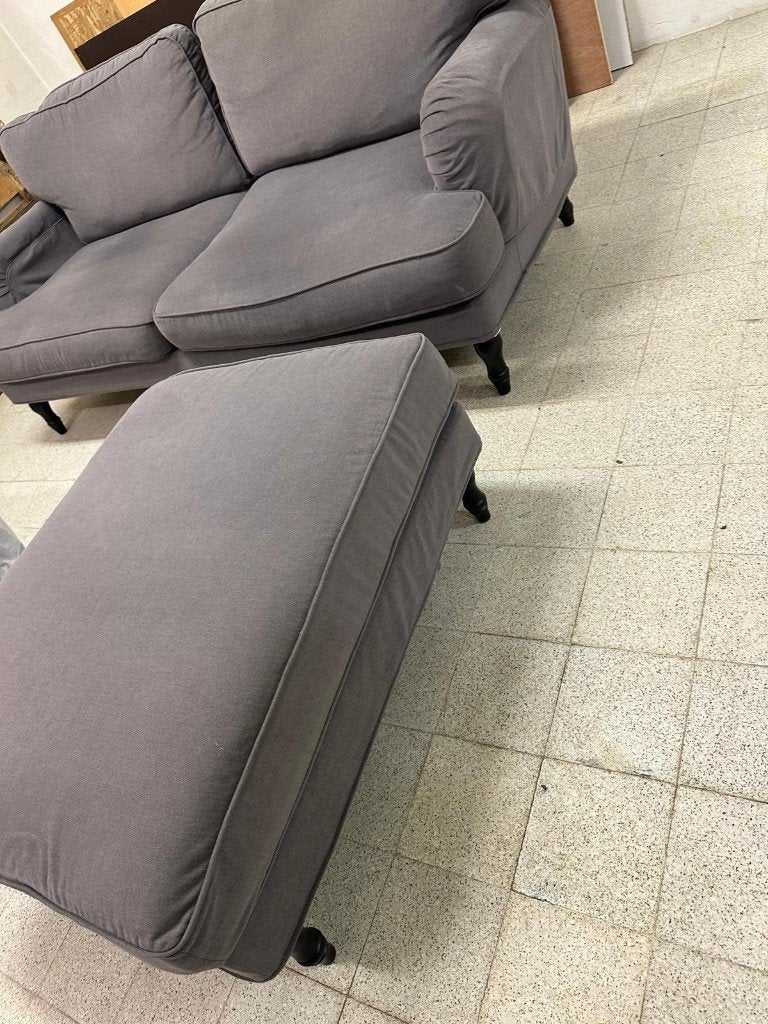2.5 zit zetel ikea met longchair., Ophalen, Driepersoons, 75 tot 100 cm, Zo goed als nieuw