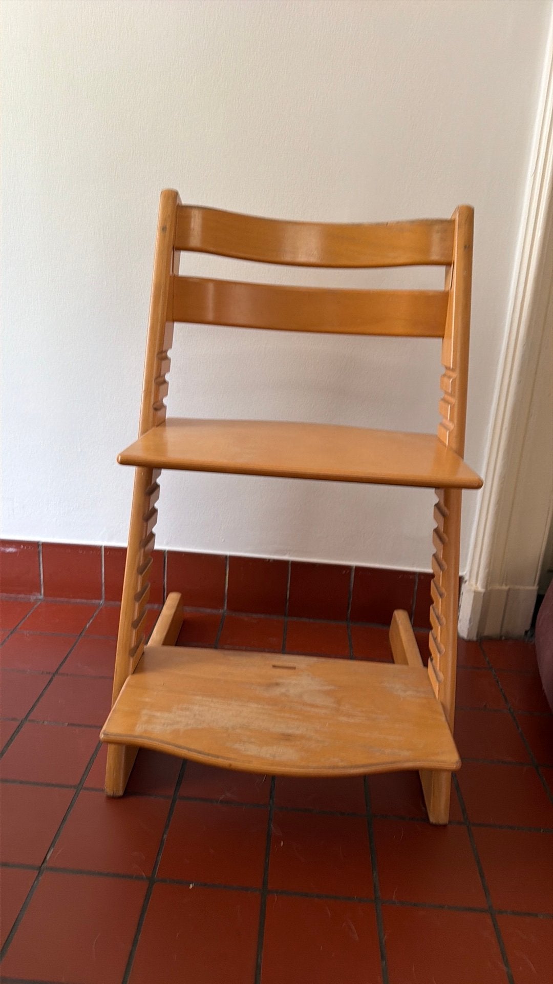 Trip Trap gebruikt maar nog steeds stevig!, Enlèvement, Utilisé, Chaise évolutive, Coulissant
