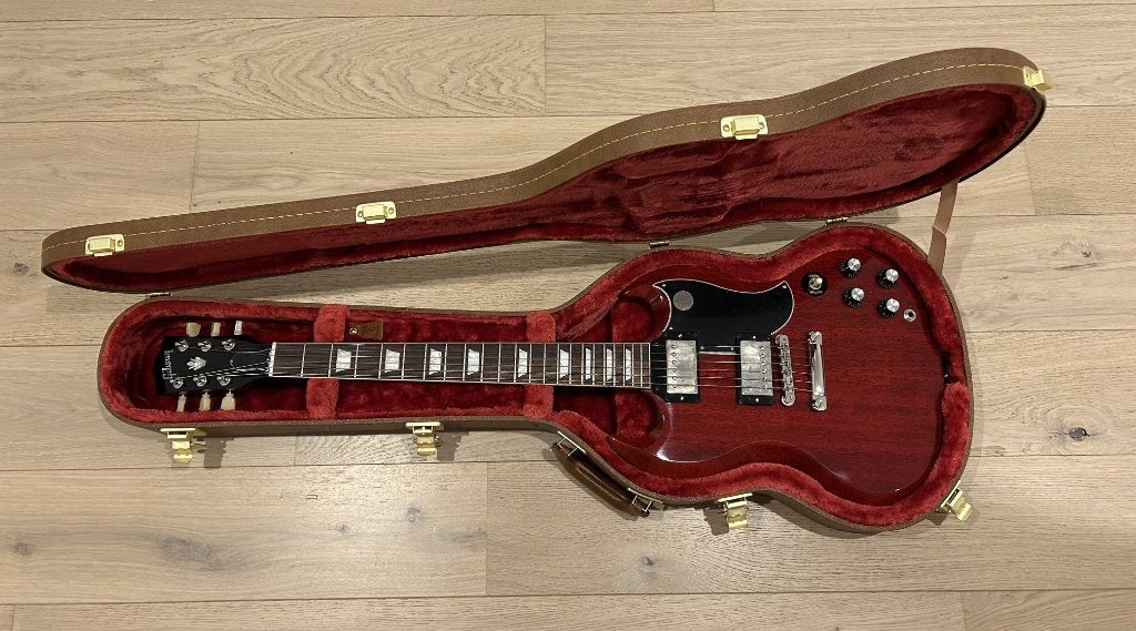 Gibson SG Standard 61 Cherry comme neuve, Enlèvement, Comme neuf, Solid body, Gibson