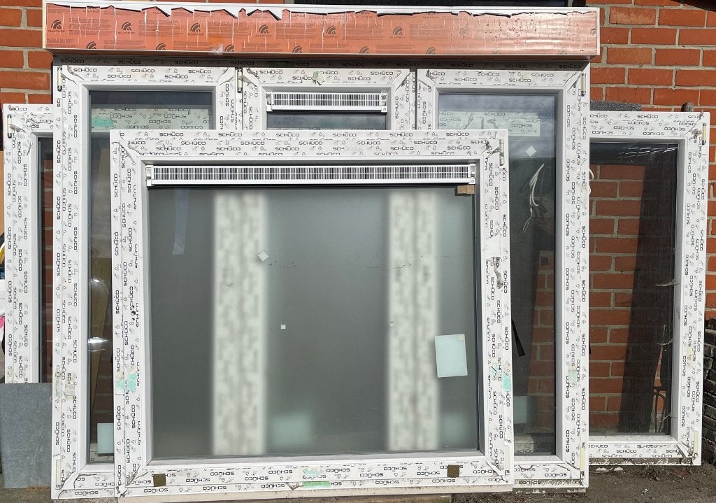 Nieuwe SCHÜCO PVC-ramen, Ophalen of Verzenden, Nieuw, Dubbelglas