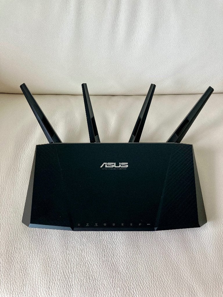 ASUS RT-AC87U dual band 4x4 Wireless Gigabit Band router, Computers en Software, Ophalen of Verzenden, Gebruikt, Router, ASUS