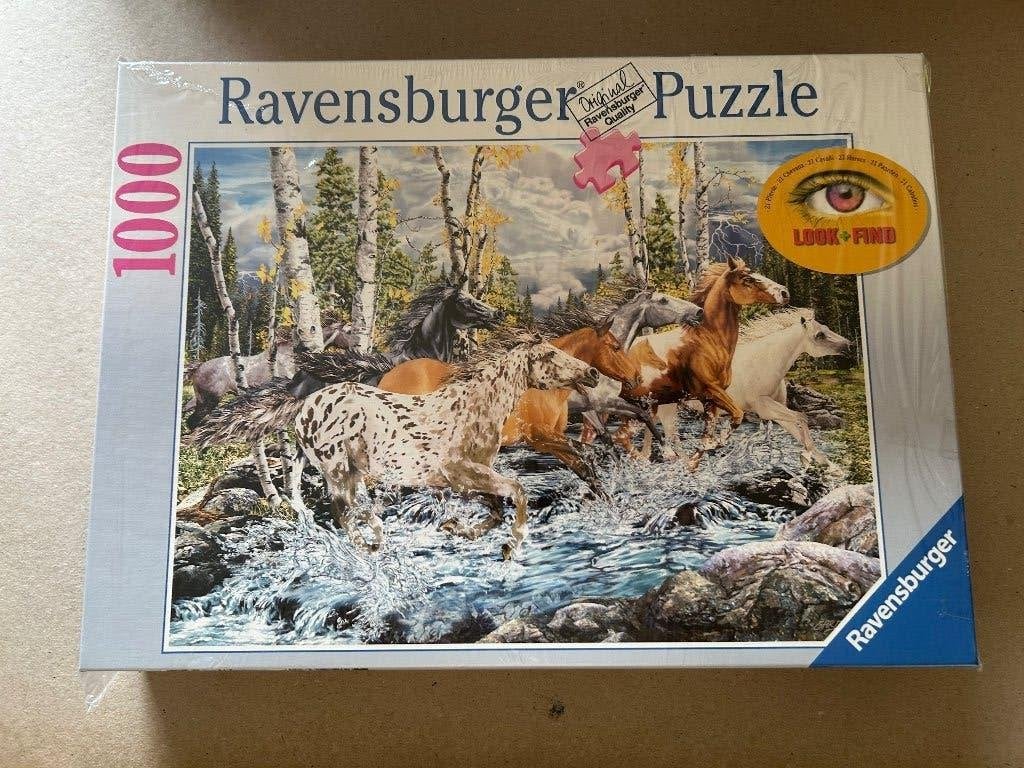 Puzzel Ravensburger 1000 pc, Hobby en Vrije tijd, Ophalen of Verzenden, 500 t/m 1500 stukjes, Gebruikt, Legpuzzel