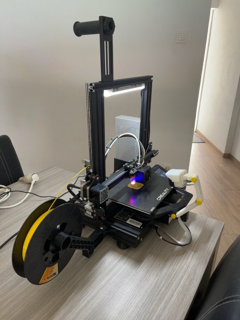 Creality Ender 3 V2/optioneel OctoPrint / Raspberry Pi 4, Computers en Software, Ophalen, Gebruikt, Ingebouwde Wi-Fi, Filament