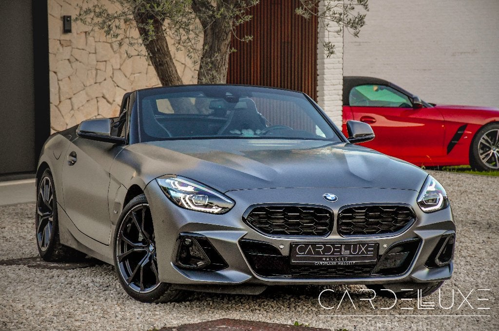 BMW Z4 2.0i  FROZEN GREY !!! M PACK !!!! HEAD UP / HARMAN, Auto's, Automaat, 4 cilinders, Cabriolet, Leder