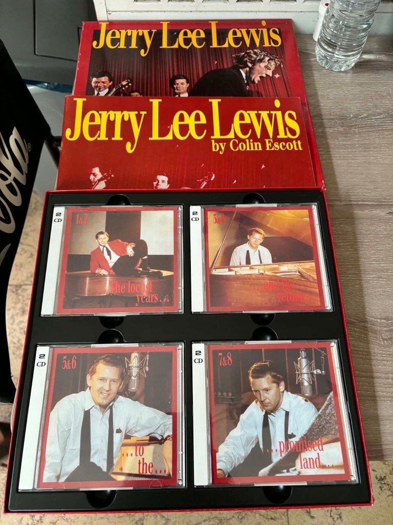 Jerry Lee lewis, the locust years, 8 cdbox set met boek, Boxset, Inclusief boekje, Ophalen of Verzenden, Zo goed als nieuw