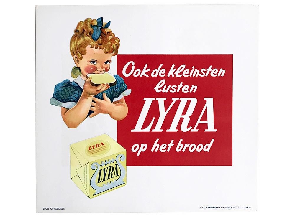 Kartonnen reclame 1950s - nieuw uit archief drukkerij, Verzamelen, Merken en Reclamevoorwerpen, Reclamebord, Verzenden, Nieuw