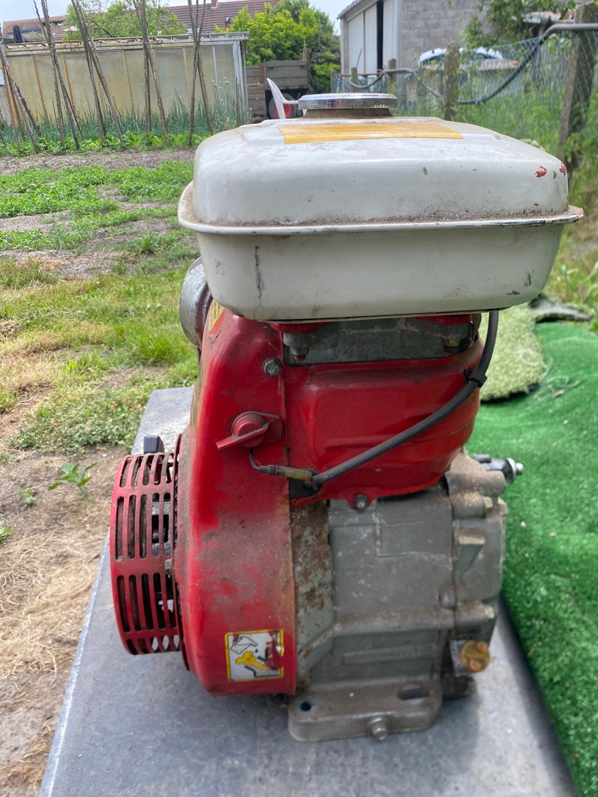 Honda motor grasmaaier houtkliefmachine groep, Enlèvement, Comme neuf