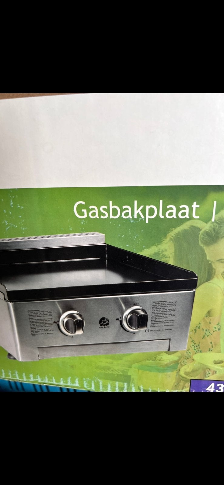 Gasbakplaat, Jardin & Terrasse, Enlèvement, Comme neuf