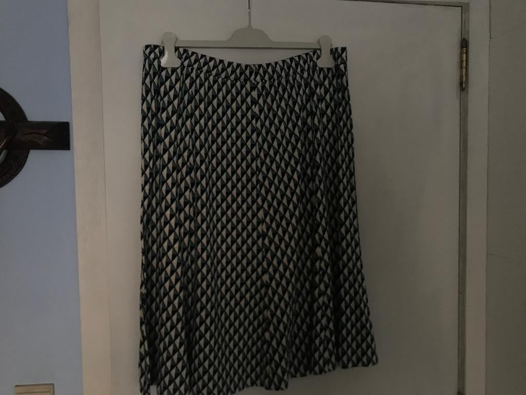 Damart - geruite rok met elastiek, Autres couleurs, Enlèvement, Damart, Taille 42/44 (L)