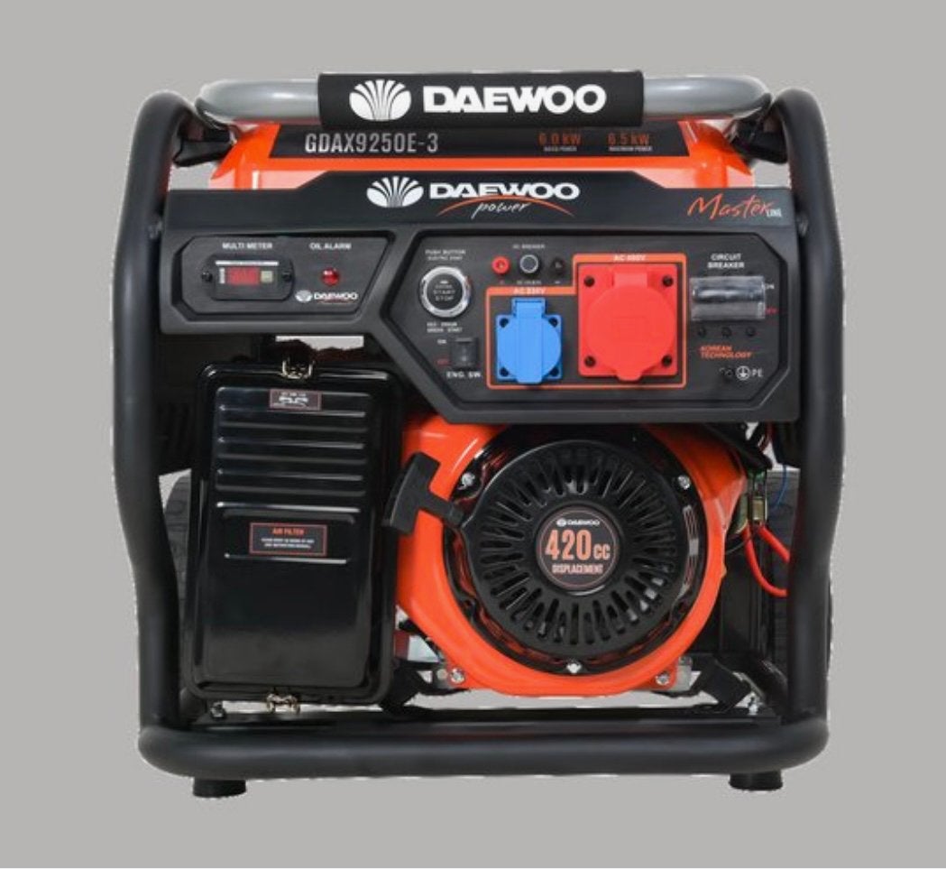 Daewoo GDAX9250E Benzine aggregaat - 6,5 kW, Enlèvement, Neuf, Essence