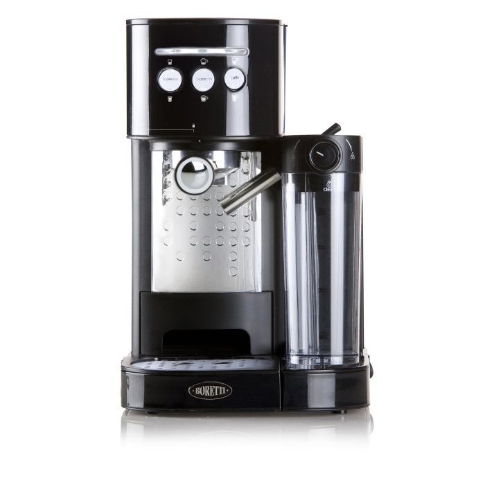 Boretti Espresso B400 (quasi nieuw), Electroménager, Cafetières, Café moulu, Réservoir d'eau amovible, 1 tasse, Comme neuf
